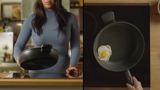 Sartén Antiadherente con Tapa, 28 cm, iCook video